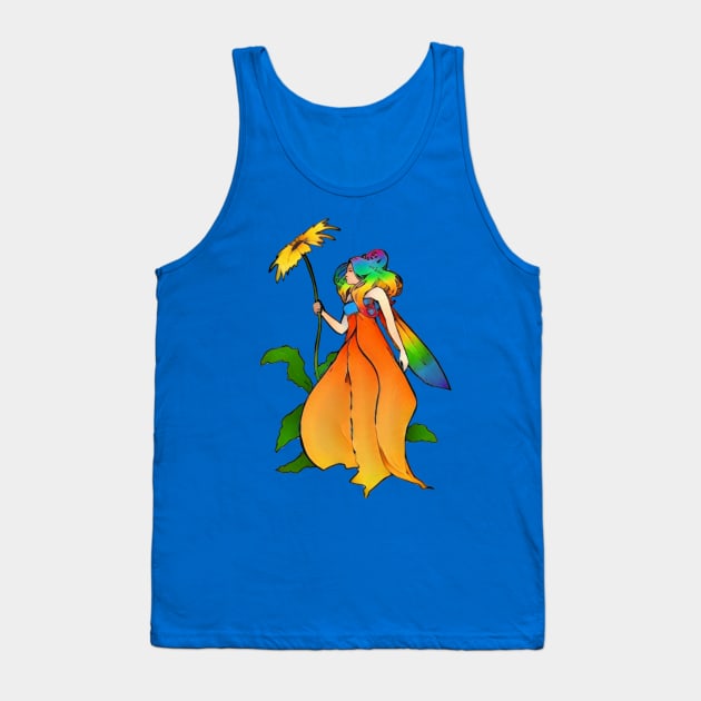 Garden Fairy Tank Top by AlondraHanley